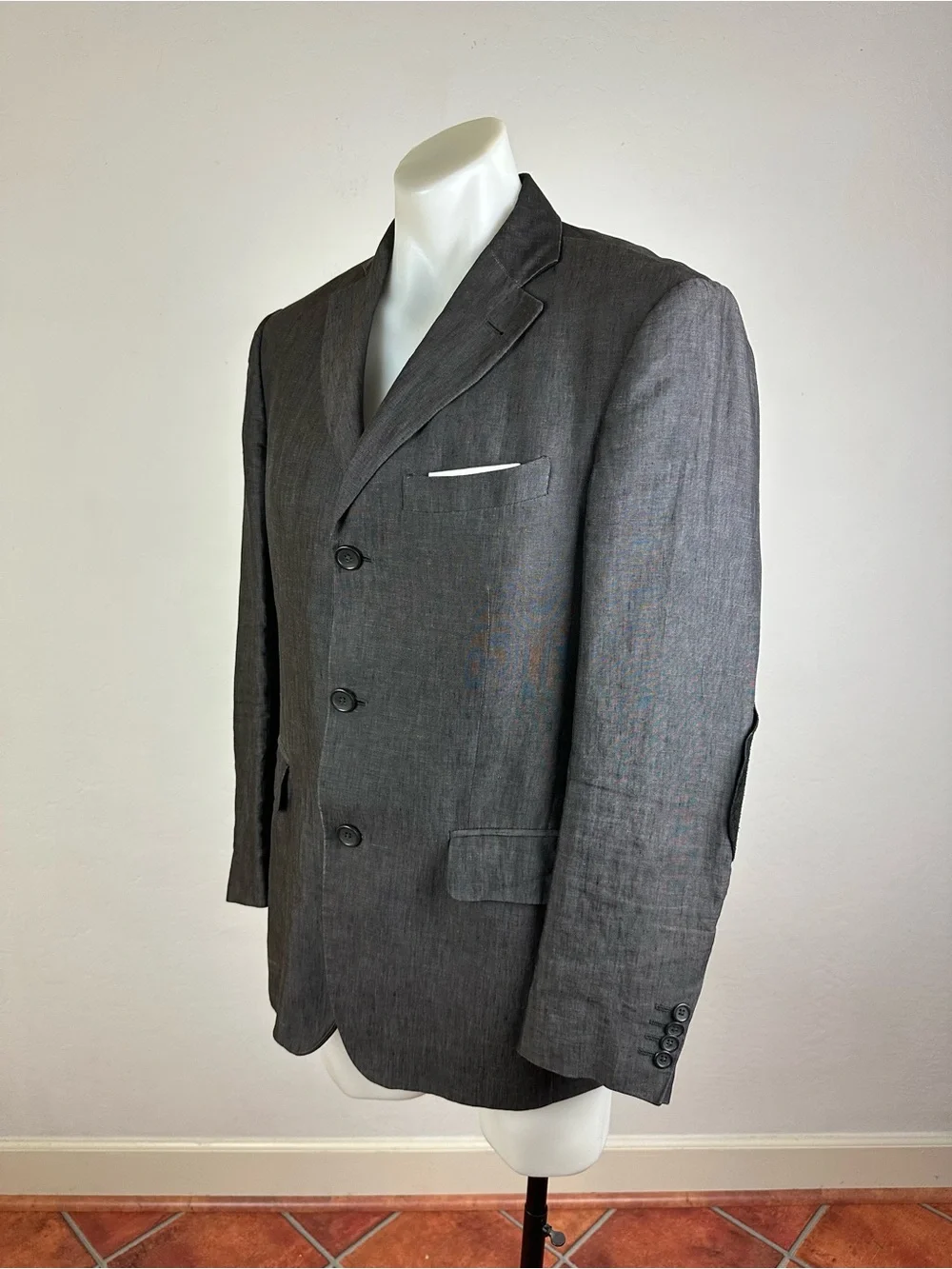 Banana Republic Linen & Elbow Patch Sport Jacket